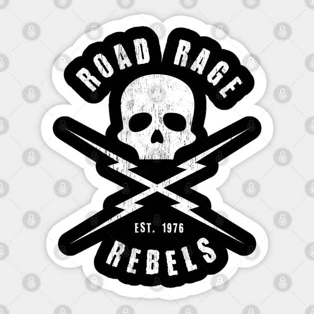 Road Rage Rebels Sticker by SunsetSurf